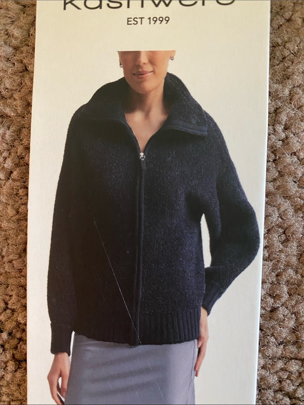Luxurious Black Kashwere Cardigan/Jacket.  An Oprah Gift List Item! NWT